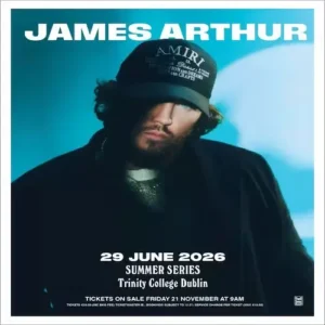 Bus To James Arthur | Trinity College, Dublin | 29.6.26