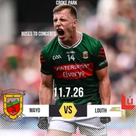 Bus To Louth Vs Mayo - Croke Park - 11th July 2026